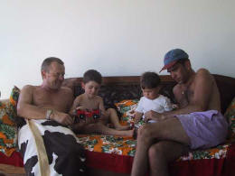 Papa, Tanguy, Martin ...et Jeff