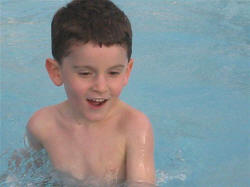 1er bain de l'anne au Club-Med